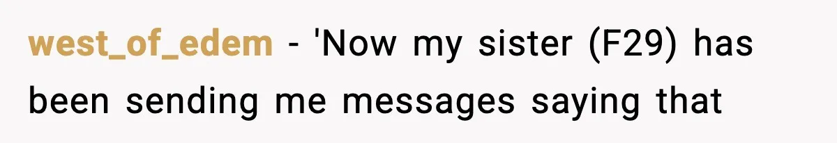 Mom Cuts Off Her Parents After They Mock Their Grandson’s “Exotic” Name west_of_edem − 'Now my sister (F29) has been sending me messages saying that