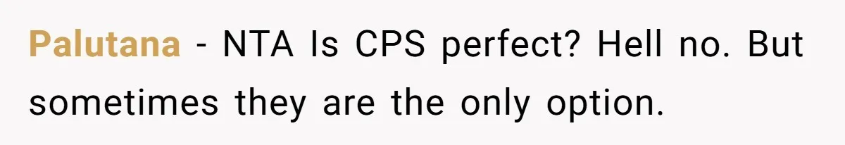 Palutana − NTA Is CPS perfect? Hell no. But sometimes they are the only option.