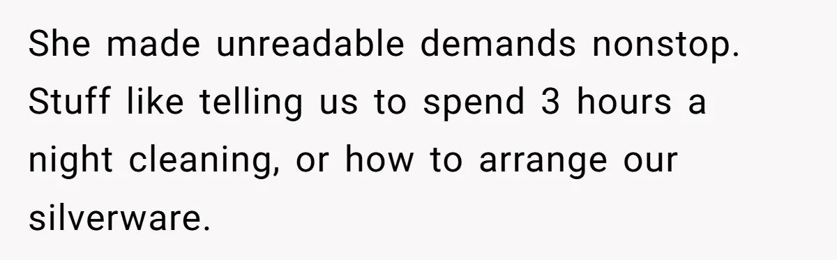 Tenant Evicted Without Cause, Leaves Landlord With $400 Trash Bill In Epic Revenge She made unreadable demands nonstop. Stuff like telling us to spend 3 hours a night cleaning, or how to arrange our silverware.