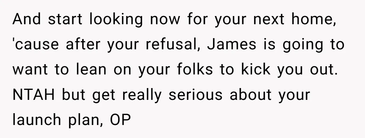 She Turned Her Neighbor’s Parking Nightmare Into a Feathered Revenge Saga And start looking now for your next home, 'cause after your refusal, James is going to want to lean on your folks to kick you out. NTAH but get really...