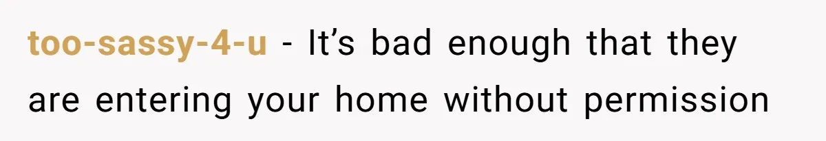 too-sassy-4-u − It’s bad enough that they are entering your home without permission
