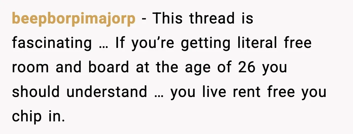 Brother Gets Kicked Out After Letting His Pregnant Sister-in-Law Shovel Snow beepborpimajorp - This thread is fascinating … If you’re getting literal free room and board at the age of 26 you should understand … you live rent free you chip...