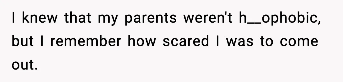 Parents Kick Daughter’s Lesbian Friend Out After ‘Kissing’ Incident I knew that my parents weren't h__ophobic, but I remember how scared I was to come out.