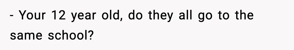 Parents Kick Daughter’s Lesbian Friend Out After ‘Kissing’ Incident - Your 12 year old, do they all go to the same school?