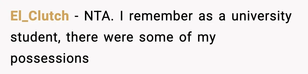 El_Clutch − NTA. I remember as a university student, there were some of my possessions