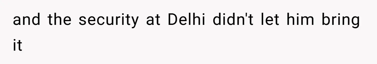 Airport Guard Tries To “Confiscate” Woman’s Empty Bottle For Himself, She Outsmarts Him And Leaves Him Fuming and the security at Delhi didn't let him bring it