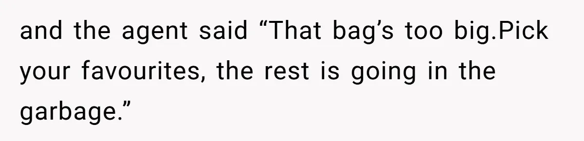Airport Guard Tries To “Confiscate” Woman’s Empty Bottle For Himself, She Outsmarts Him And Leaves Him Fuming and the agent said “That bag’s too big.Pick your favourites, the rest is going in the garbage.”