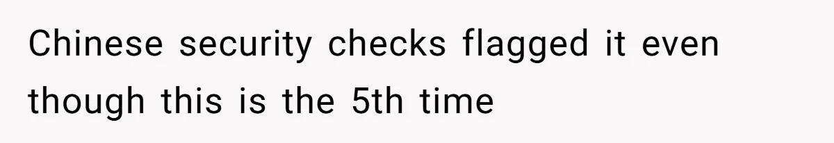 Airport Guard Tries To “Confiscate” Woman’s Empty Bottle For Himself, She Outsmarts Him And Leaves Him Fuming Chinese security checks flagged it even though this is the 5th time