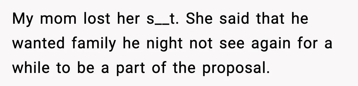 He Announced His Pregnancy At His Brother’s Wedding After His Brother Proposed At His My mom lost her s__t. She said that he wanted family he night not see again for a while to be a part of the proposal.