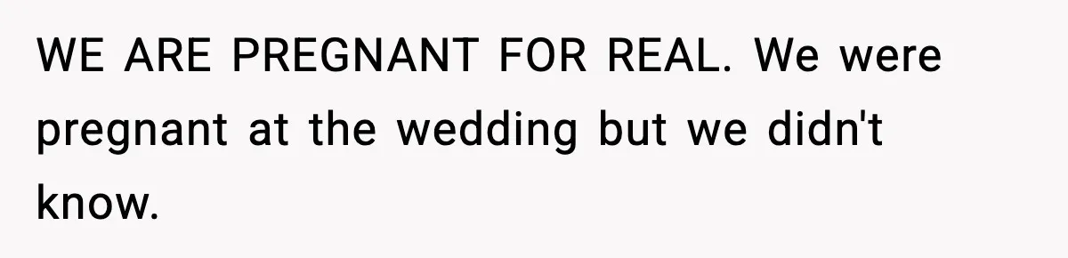 He Announced His Pregnancy At His Brother’s Wedding After His Brother Proposed At His WE ARE PREGNANT FOR REAL. We were pregnant at the wedding but we didn't know.