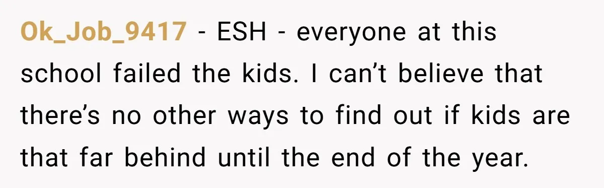Head Of Math Department Tells Students Their Teacher Was Incompetent, Causing Summer Nightmare Ok_Job_9417 − ESH - everyone at this school failed the kids. I can’t believe that there’s no other ways to find out if kids are that far behind until the...