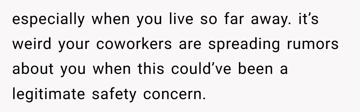 Man Refused To Take A Smelly Co-Worker To The Airport, And Now Everyone Thinks He’s The Jerk especially when you live so far away. it’s weird your coworkers are spreading rumors about you when this could’ve been a legitimate safety concern.