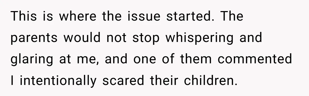 Man Warns Dad About Hazard Near His Little Kids But Gets Accused Of Destroying Their Beach Day This is where the issue started. The parents would not stop whispering and glaring at me, and one of them commented I intentionally scared their children.