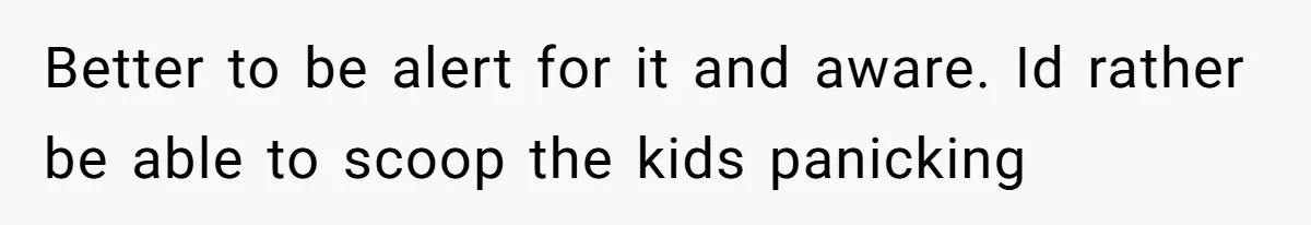 Man Warns Dad About Hazard Near His Little Kids But Gets Accused Of Destroying Their Beach Day Better to be alert for it and aware. Id rather be able to scoop the kids panicking