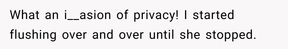 Woman Tries To Record Her Workout At The Gym, But Everyone Keeps Walking In Front Of Her Camera What an i__asion of privacy! I started flushing over and over until she stopped.