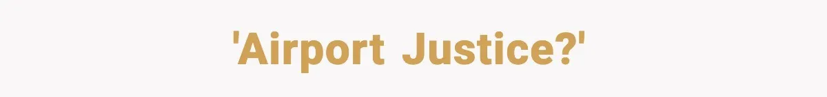 Traveler Stands Her Ground After Aggressive Couple Rams Her in Security Line 'airport justice?'