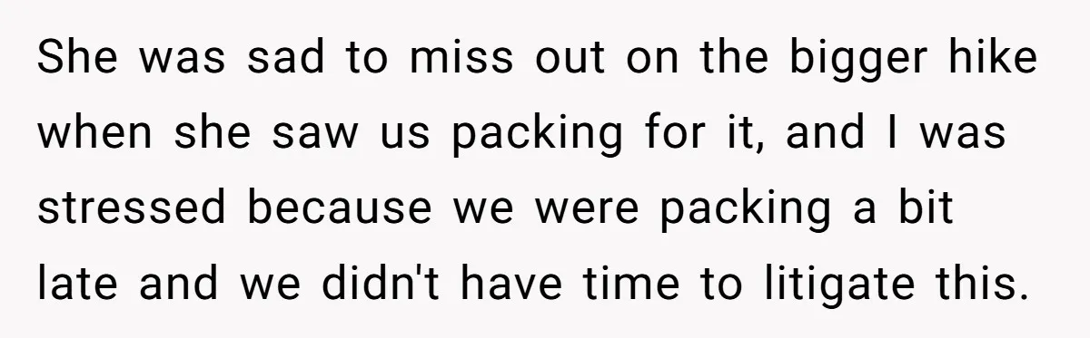 Man Snaps At Disabled Friend For Complaining About A Hike Not Being Wheelchair Accessible She was sad to miss out on the bigger hike when she saw us packing for it, and I was stressed because we were packing a bit late and we...
