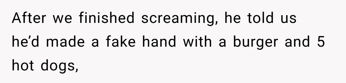 Students Demand “Something Fun,” and Their Art Teacher Makes Them Regret - Then Love - Every Second After we finished screaming, he told us he’d made a fake hand with a burger and 5 hot dogs,