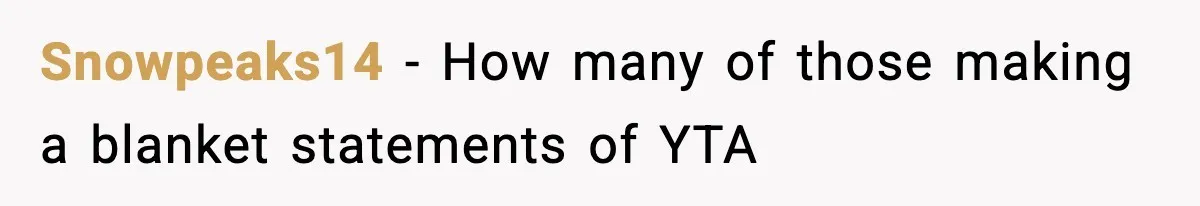 Woman Left Her Son With His Dad And Disappeared For A Week, Now Everyone Is Calling Her A Monster Snowpeaks14 − How many of those making a blanket statements of YTA