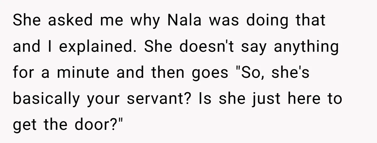 Woman Kicks Friend Out After She Insults Her Deaf Owner's Helpful Golden Retriever She asked me why Nala was doing that and I explained. She doesn't say anything for a minute and then goes "So, she's basically your servant? Is she just here...