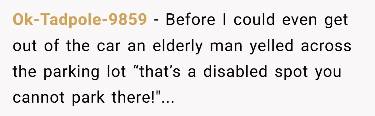 A Karen Followed Him Through The Store insulting him, Then Asked For Help With Groceries Ok-Tadpole-9859 - Before I could even get out of the car an elderly man yelled across the parking lot “that’s a disabled spot you cannot park there!"...