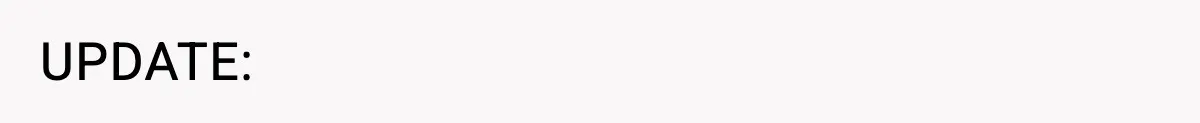 UPDATE: