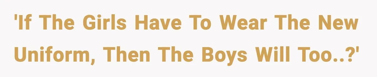 When A Coffee Shop Owner Sexualized The Uniform, The Boys Took It Further 'If the girls have to wear the new uniform, then the boys will too..?'