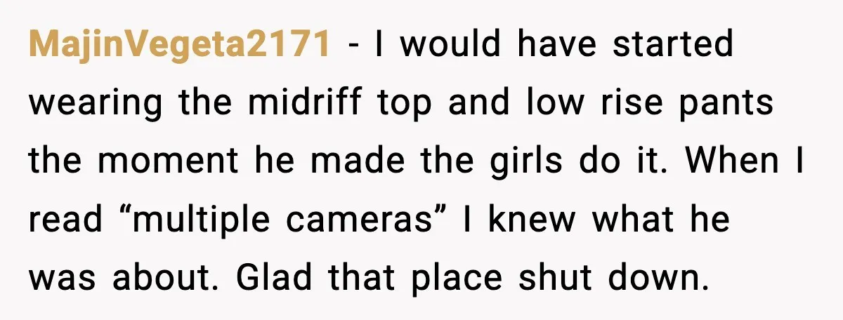 When A Coffee Shop Owner Sexualized The Uniform, The Boys Took It Further MajinVegeta2171 - I would have started wearing the midriff top and low rise pants the moment he made the girls do it. When I read “multiple cameras” I knew what...