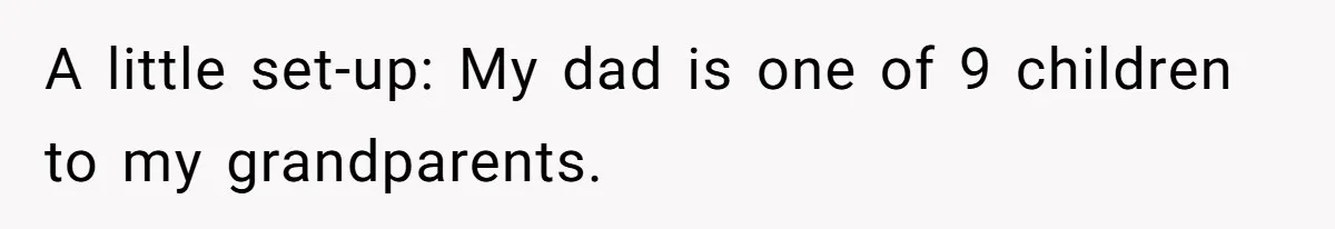 Dad Gets Decade-Long Revenge On Aunty With Her Own Wedding Gift, And She Doesn’t See It Coming A little set-up: My dad is one of 9 children to my grandparents.