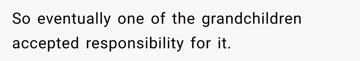 Dad Gets Decade-Long Revenge On Aunty With Her Own Wedding Gift, And She Doesn’t See It Coming So eventually one of the grandchildren accepted responsibility for it.