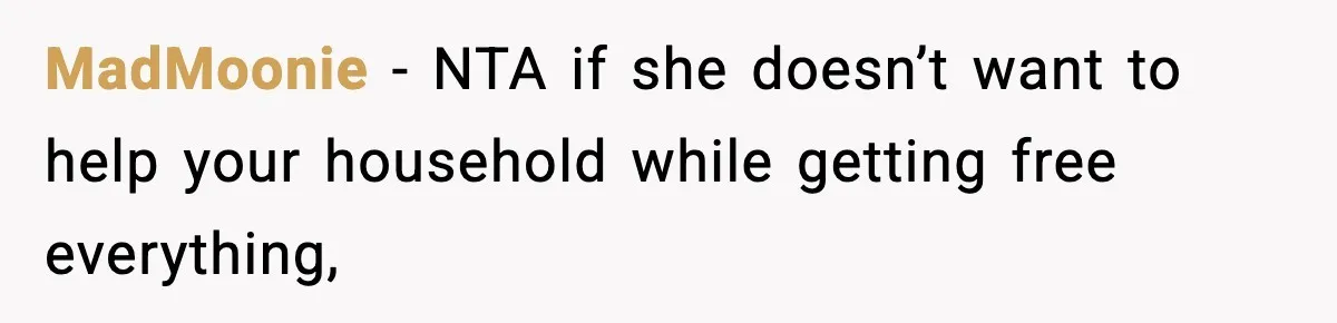 Dad Tells “Child Free” Daughter To Babysit Or Pay Rent, Internet Reacts MadMoonie - NTA if she doesn’t want to help your household while getting free everything,
