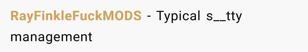 RayFinkleFuckMODS − Typical s__tty management