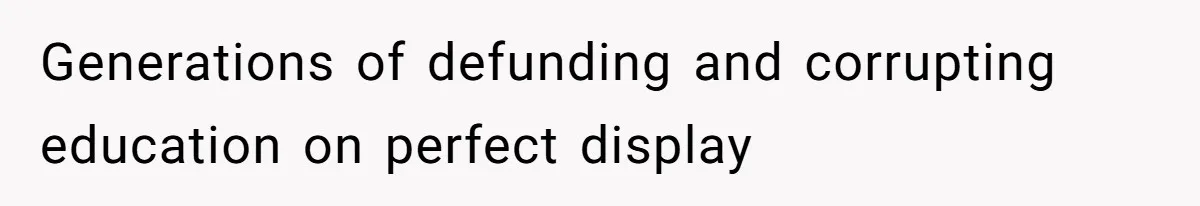 Family Tension Explodes After Woman Says She’s “Lying In The Bed” Her Parents Voted For Generations of defunding and corrupting education on perfect display
