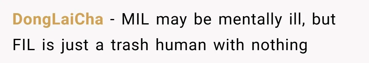 Husband and Wife Go No-Contact With Parents Who Ruined Their Son’s Goodbye DongLaiCha - MIL may be mentally ill, but FIL is just a trash human with nothing