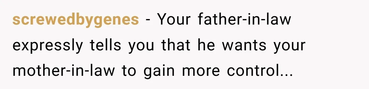 Husband and Wife Go No-Contact With Parents Who Ruined Their Son’s Goodbye screwedbygenes - Your father-in-law expressly tells you that he wants your mother-in-law to gain more control...