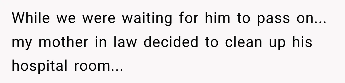 Husband and Wife Go No-Contact With Parents Who Ruined Their Son’s Goodbye While we were waiting for him to pass on... my mother in law decided to clean up his hospital room...