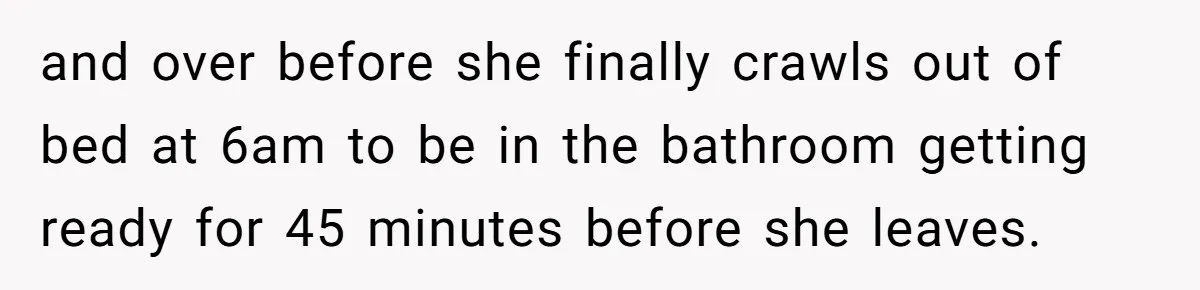 Girlfriend Keeps Hitting Snooze For An Hour, So Boyfriend Turns Off Alarm And Makes Her Late For Work and over before she finally crawls out of bed at 6am to be in the bathroom getting ready for 45 minutes before she leaves.