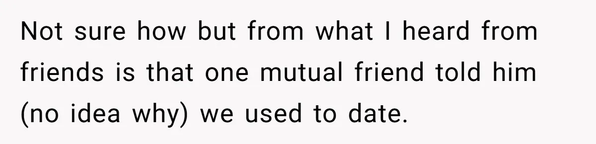 Man Refuses To Let Ex-Girlfriend’s Wedding Happen At His House After Being Uninvited Not sure how but from what I heard from friends is that one mutual friend told him (no idea why) we used to date.