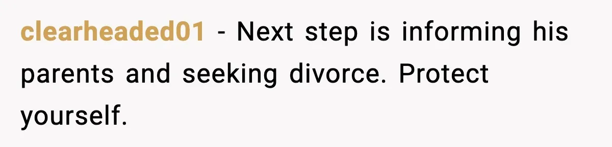 Wife Exposes Husband’s Affair After He Calls Her From His Lover’s Phone clearheaded01 - Next step is informing his parents and seeking divorce. Protect yourself.