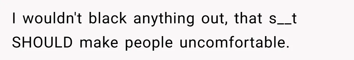 MIL Sends Her A Bill For Christmas, Then Gets Angry When The Internet Takes Her Side I wouldn't black anything out, that s__t SHOULD make people uncomfortable.