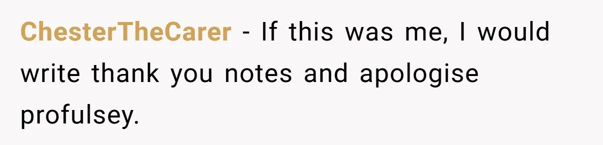 MIL Sends Her A Bill For Christmas, Then Gets Angry When The Internet Takes Her Side ChesterTheCarer − If this was me, I would write thank you notes and apologise profulsey.