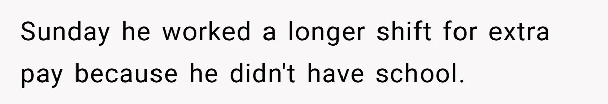 Eldest Brother Refuses To Share His Restaurant Leftovers With 11-Year-Old Sister After A Petty Reason Sunday he worked a longer shift for extra pay because he didn't have school.