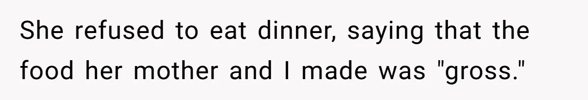 Eldest Brother Refuses To Share His Restaurant Leftovers With 11-Year-Old Sister After A Petty Reason She refused to eat dinner, saying that the food her mother and I made was "gross."