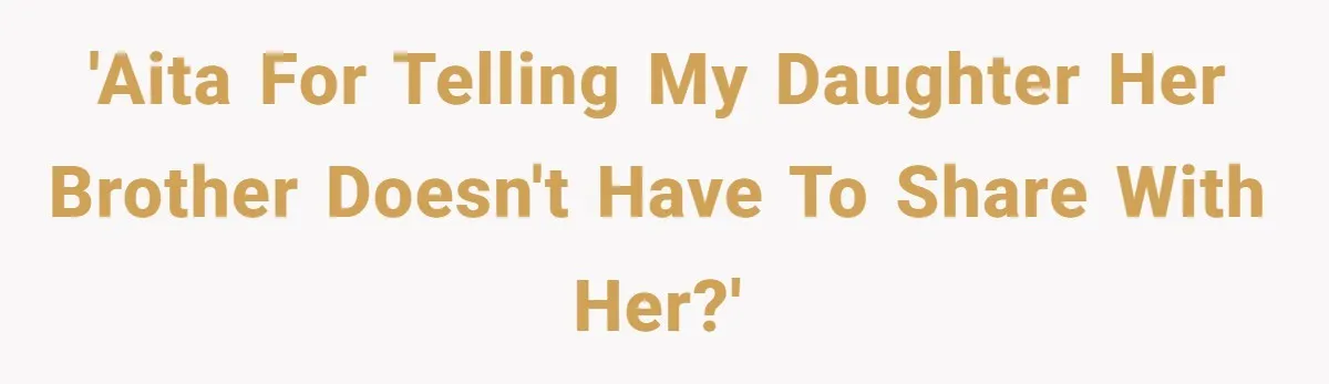 Eldest Brother Refuses To Share His Restaurant Leftovers With 11-Year-Old Sister After A Petty Reason 'AITA for telling my daughter her brother doesn't have to share with her?'