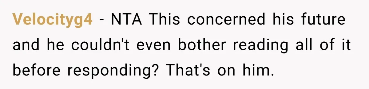 Manager Withdraws Relocation Offer After Employee Sends Angry Response Without Reading Contract Velocityg4 − NTA This concerned his future and he couldn't even bother reading all of it before responding? That's on him.