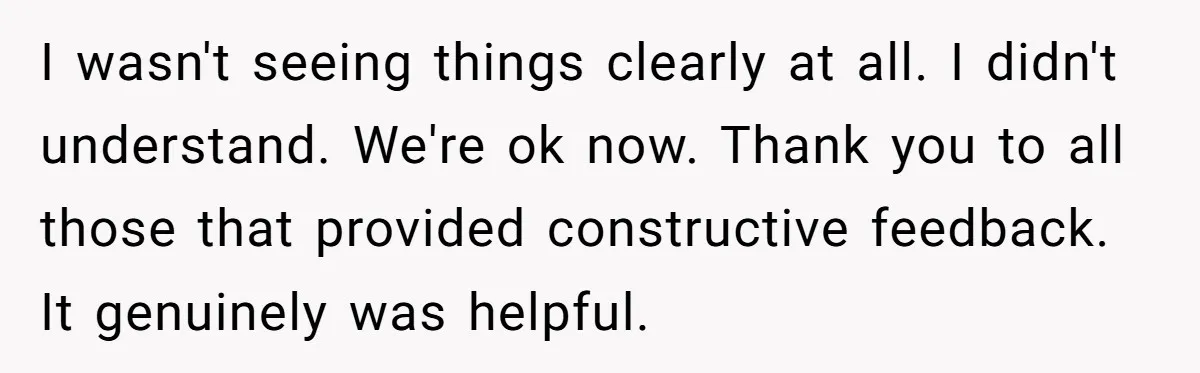 Sister Skips Dad's Funeral But Cashes Inheritance Check While Grieving Sibling Handles Everything Alone I wasn't seeing things clearly at all. I didn't understand. We're ok now. Thank you to all those that provided constructive feedback. It genuinely was helpful.