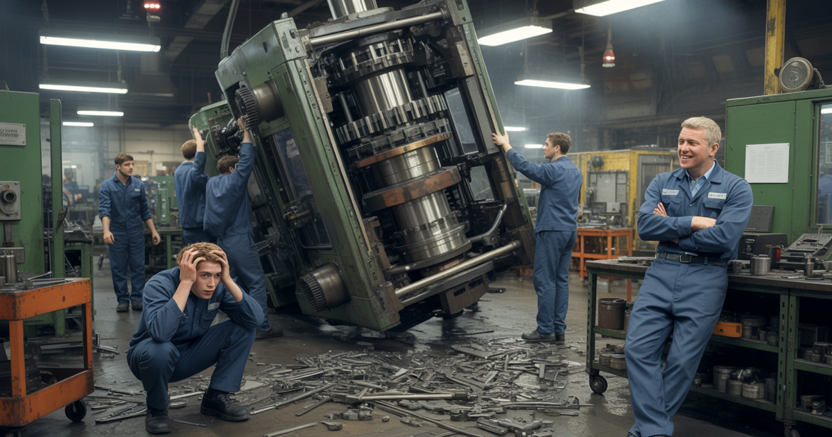Engineer Ignored Every Warning, Then Freaked Out When The Machine Finally Shredded Itself