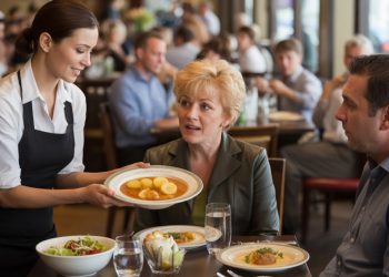 Man Acts Like King Of The Table, Server Silently Hands Her All The Glory
