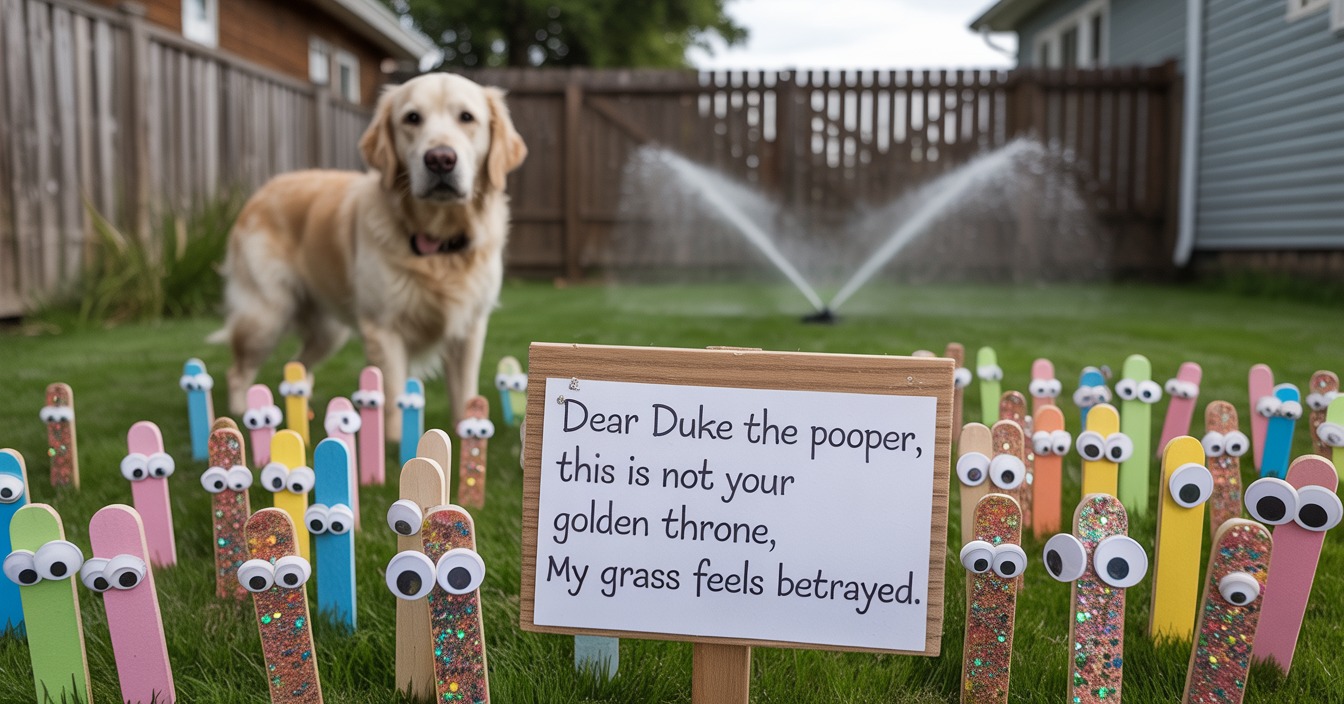 Neighbor’s Dog Poops On Lawn Daily, So This Homeowner Launches A Smear Campaign...Literally