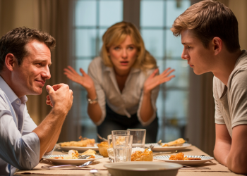 Dad Laughs When Son Gets Chewed Out For Bad Table Manners By His Girlfriend’s Parents Dad Laughs When Son Gets Chewed Out For Bad Table Manners By His Girlfriend’s Parents